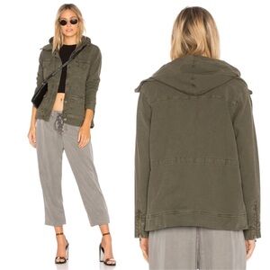 CHASER Canteen Vintage Olive Green Hooded Zipper  Jacket M casual